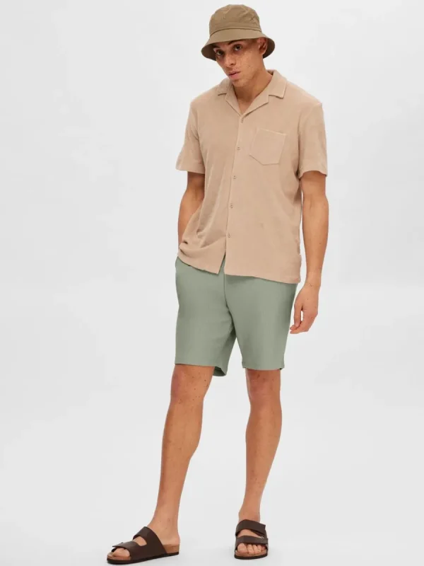 SELECTED RIBBAD SHORTS Green Online