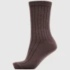 SELECTED RIBBAD STRUMPOR Brown New