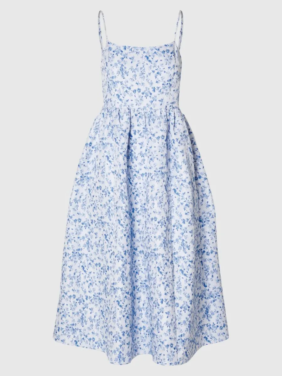 rmls_blomstertryck_midikl_5.webp SELECTED ÄRMLÖS BLOMSTERTRYCK MIDIKLÄNNING Blue Shop