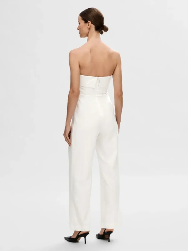 SELECTED ÄRMLÖS JUMPSUIT White Online