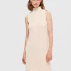 SELECTED ÄRMLÖS KORT KLÄNNING Beige Shop