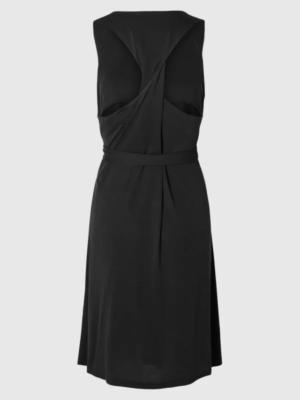 SELECTED ÄRMLÖS KORT KLÄNNING Black Discount