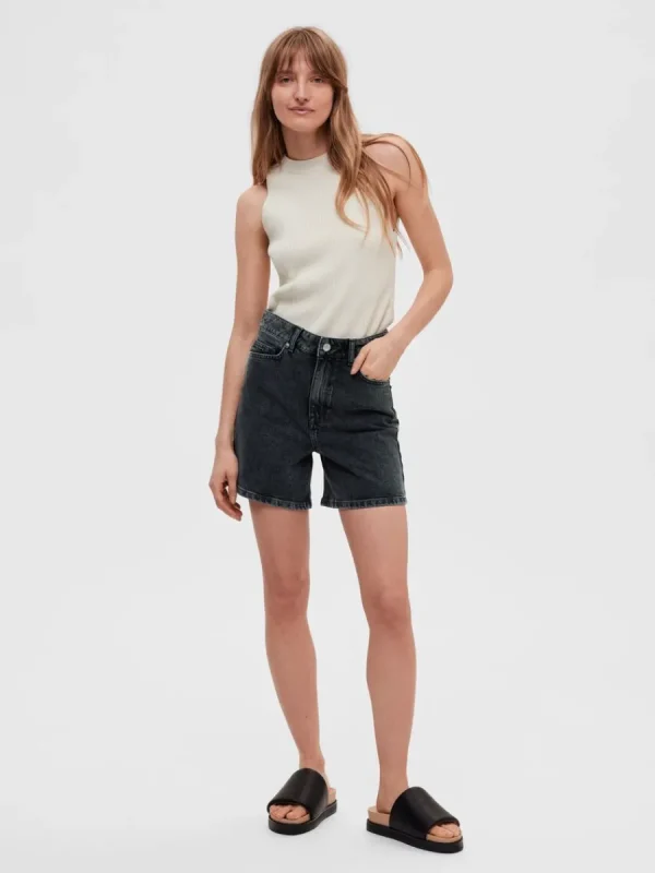 SELECTED ÄRMLÖS STICKAD TOPP Beige Discount