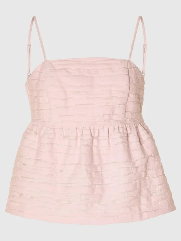 SELECTED ÄRMLÖS TOPP Pink Best Sale