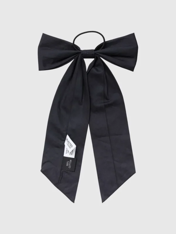 SELECTED ROSETT HÅRSNODD Black Outlet