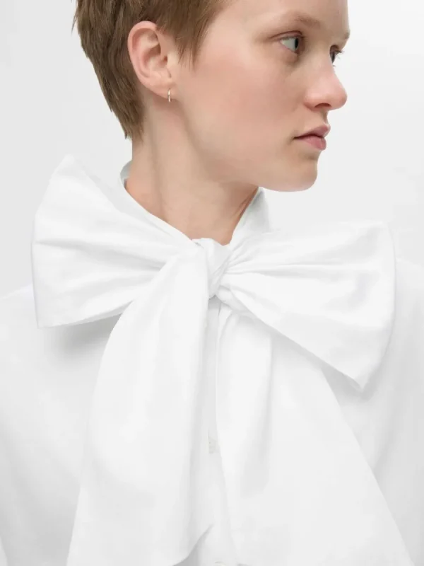 SELECTED ROSETT KORTÄRMAD SKJORTA White Sale