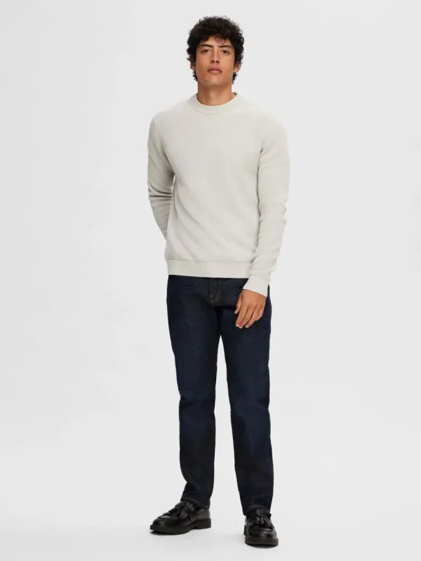 SELECTED RUNDRINGAD TRÖJA Grey Discount