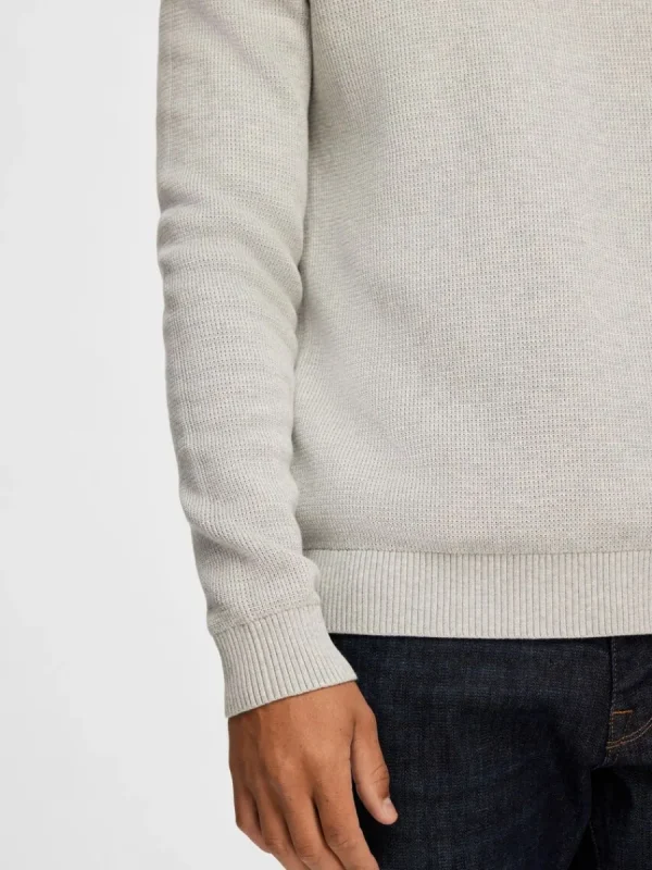 SELECTED RUNDRINGAD TRÖJA Grey Discount