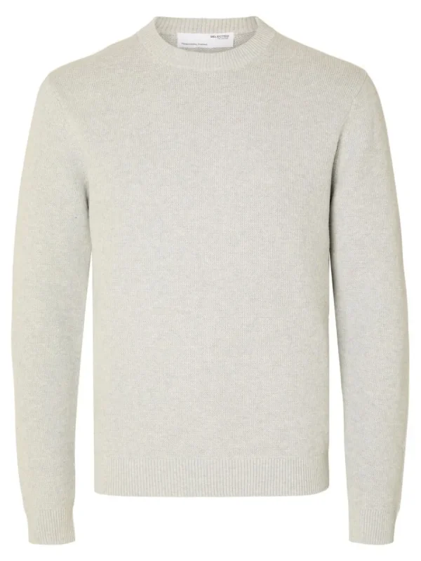 SELECTED RUNDRINGAD TRÖJA Grey Discount
