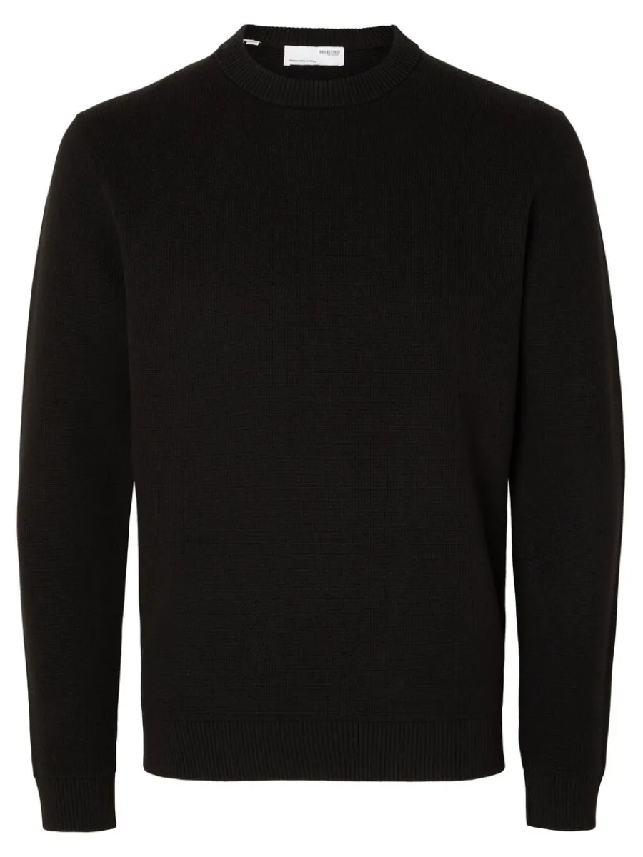 rundringad_trja_4-5.webp SELECTED RUNDRINGAD TRÖJA Black Cheap