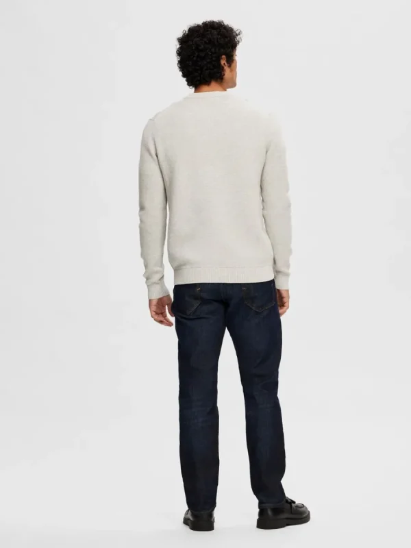 SELECTED RUNDRINGAD TRÖJA Grey Discount