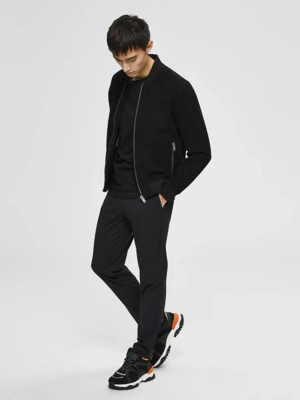 SELECTED RUNDRINGAD T-SHIRT Black Clearance