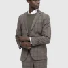 SELECTED RUTIG ENKELKNÄPPT KAVAJ Brown Fashion