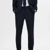 SELECTED RUTIG KOSTYMBYXOR Blue Outlet