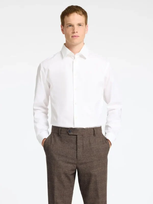 SELECTED RUTIG KOSTYMBYXOR Brown Fashion