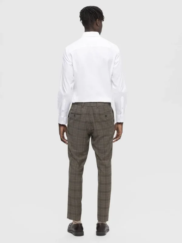 SELECTED RUTIG KOSTYMBYXOR Brown Clearance