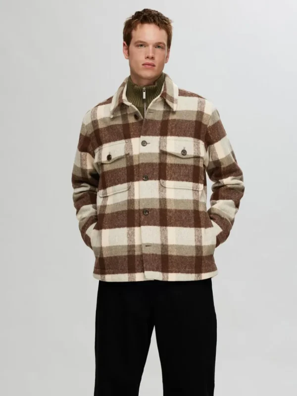 SELECTED RUTIG SHACKET Brown Clearance