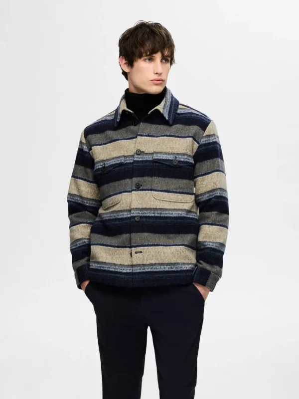 SELECTED RUTIG SHACKET Blue Clearance