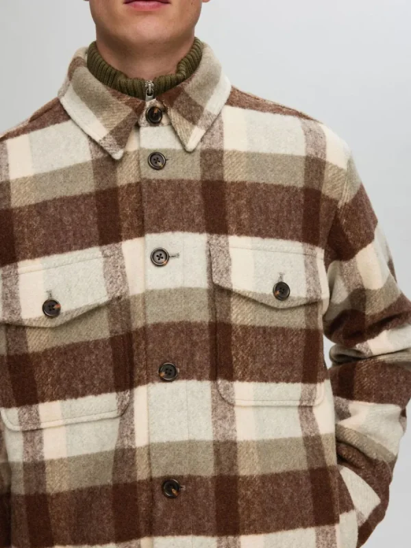 SELECTED RUTIG SHACKET Brown Clearance