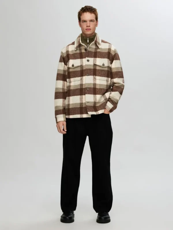 SELECTED RUTIG SHACKET Brown Clearance
