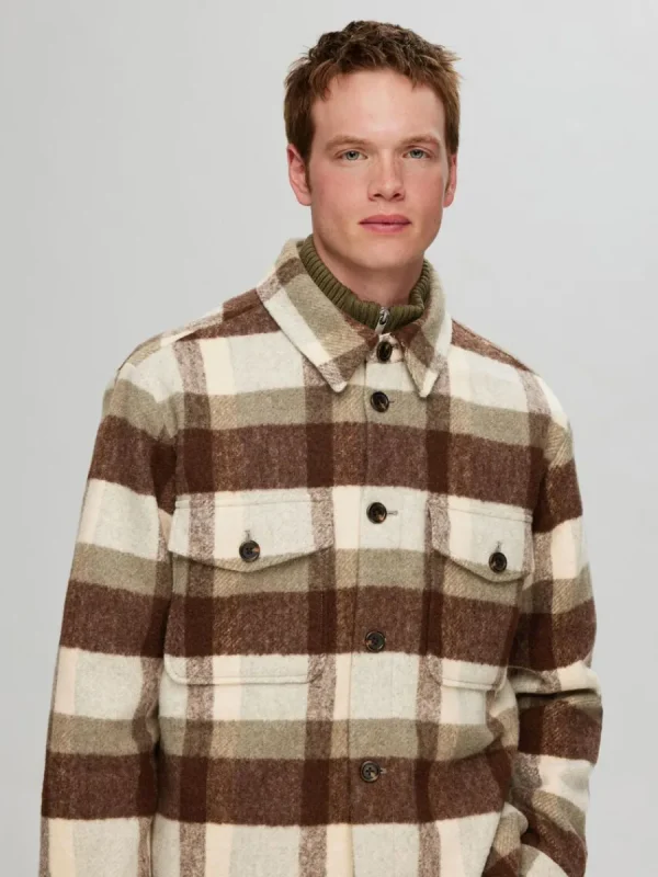 SELECTED RUTIG SHACKET Brown Clearance