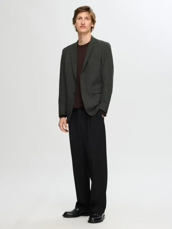 SELECTED RUTIG SLIM FIT KAVAJ Brown Sale