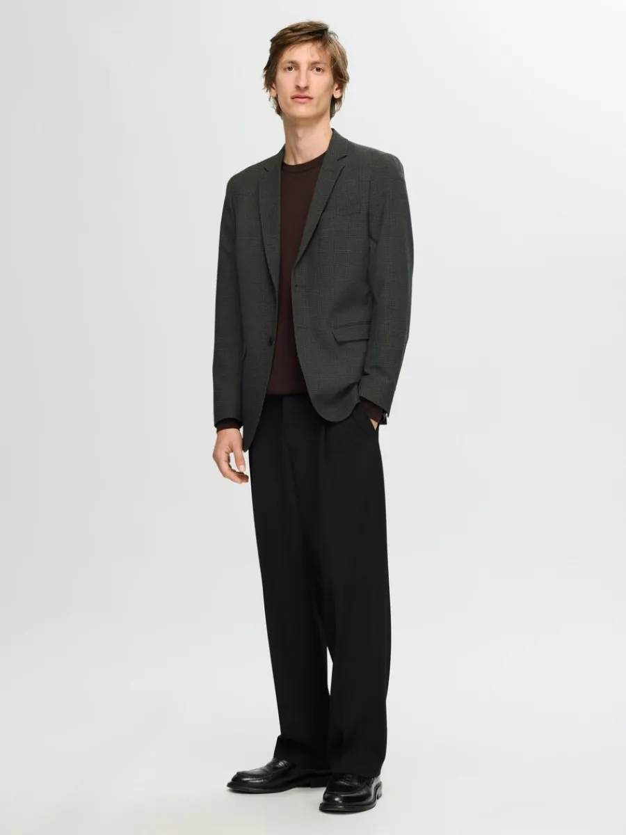 rutig_slim_fit_kavaj_1.webp SELECTED RUTIG SLIM FIT KAVAJ Brown Sale