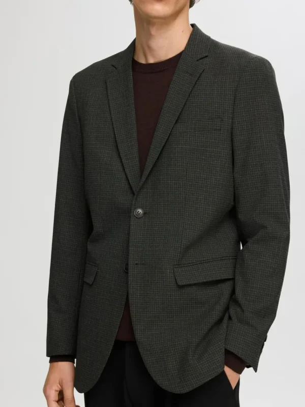 SELECTED RUTIG SLIM FIT KAVAJ Brown Sale