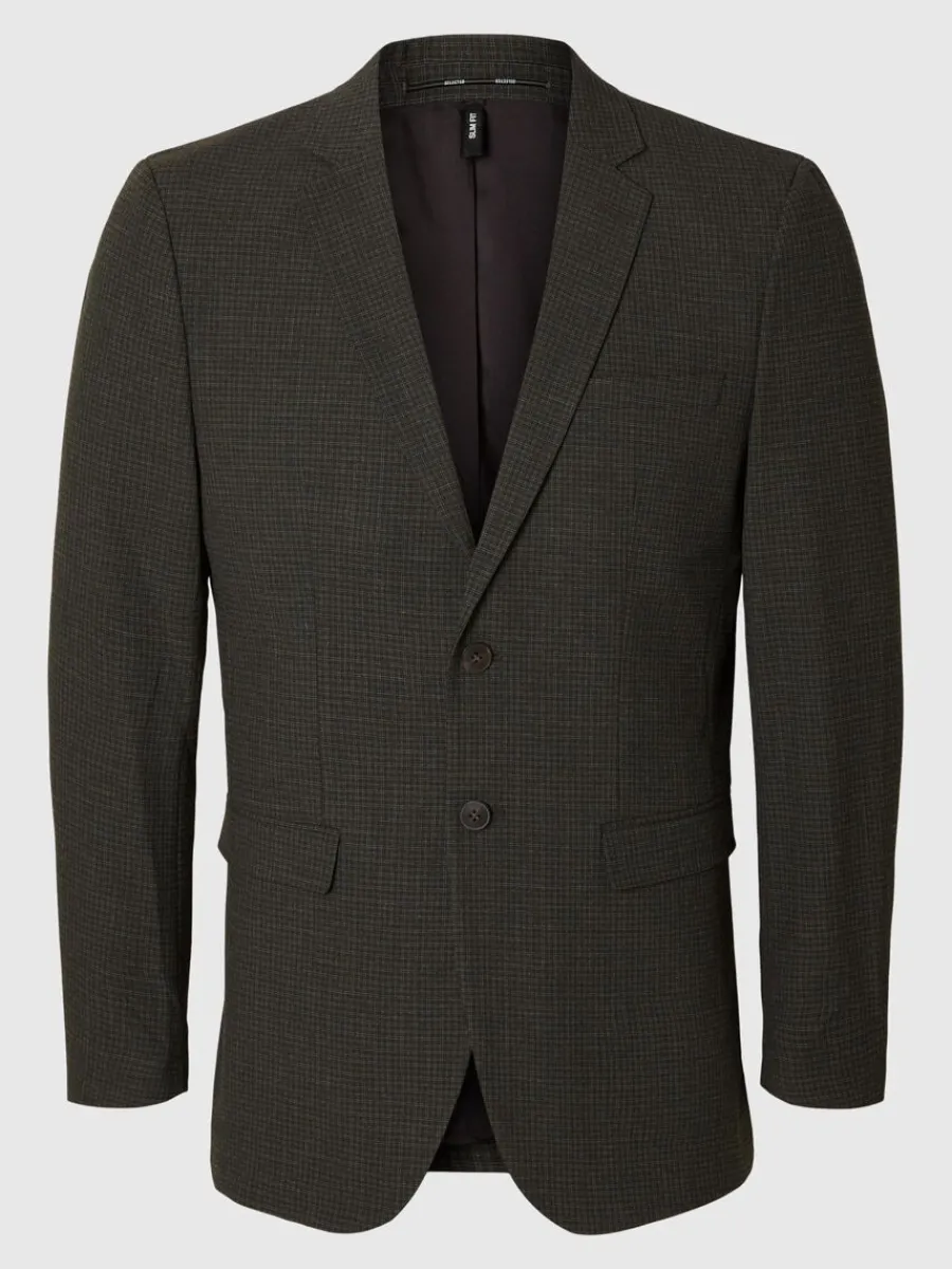 rutig_slim_fit_kavaj_4.webp SELECTED RUTIG SLIM FIT KAVAJ Brown Sale