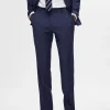 SELECTED RUTIG SLIM FIT KOSTYMBYXOR Blue Online