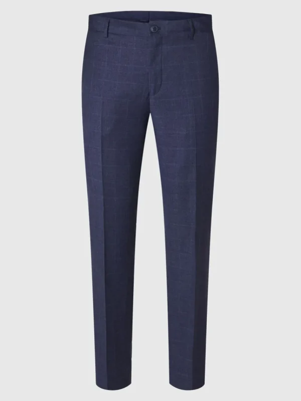 SELECTED RUTIG SLIM FIT KOSTYMBYXOR Blue Online