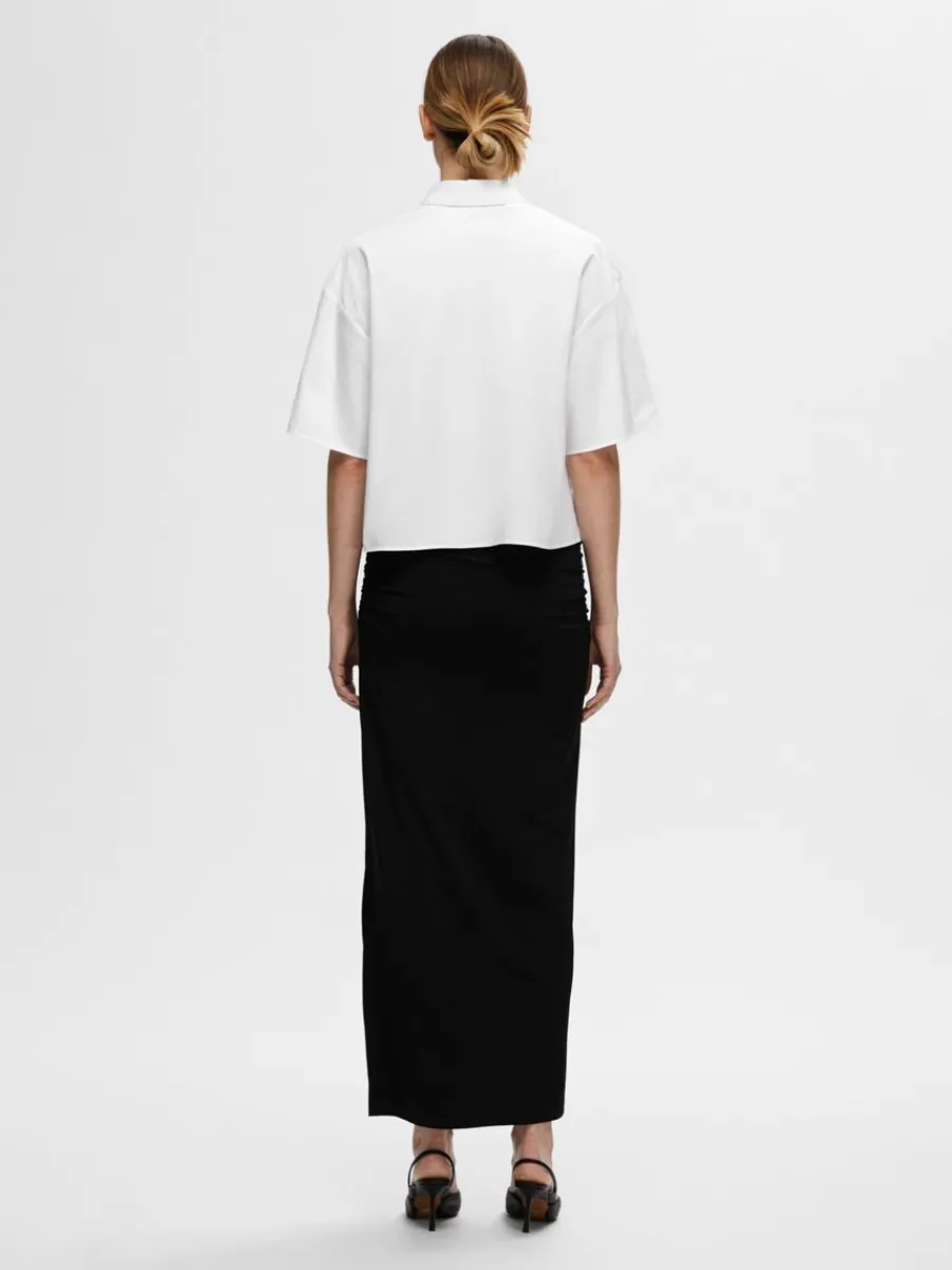 rynkad_maxikjol_5.webp SELECTED RYNKAD MAXIKJOL Black Discount