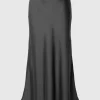 SELECTED SATIN MAXIKJOL Grey Shop