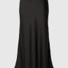 SELECTED SATIN MAXIKJOL Black Fashion