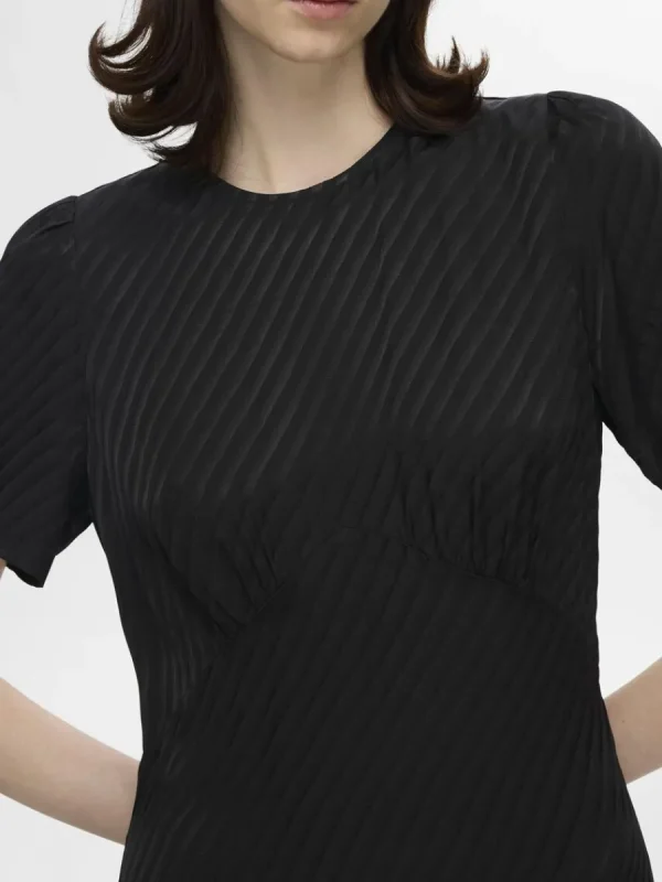 SELECTED SATIN MAXIKLÄNNING Black Shop