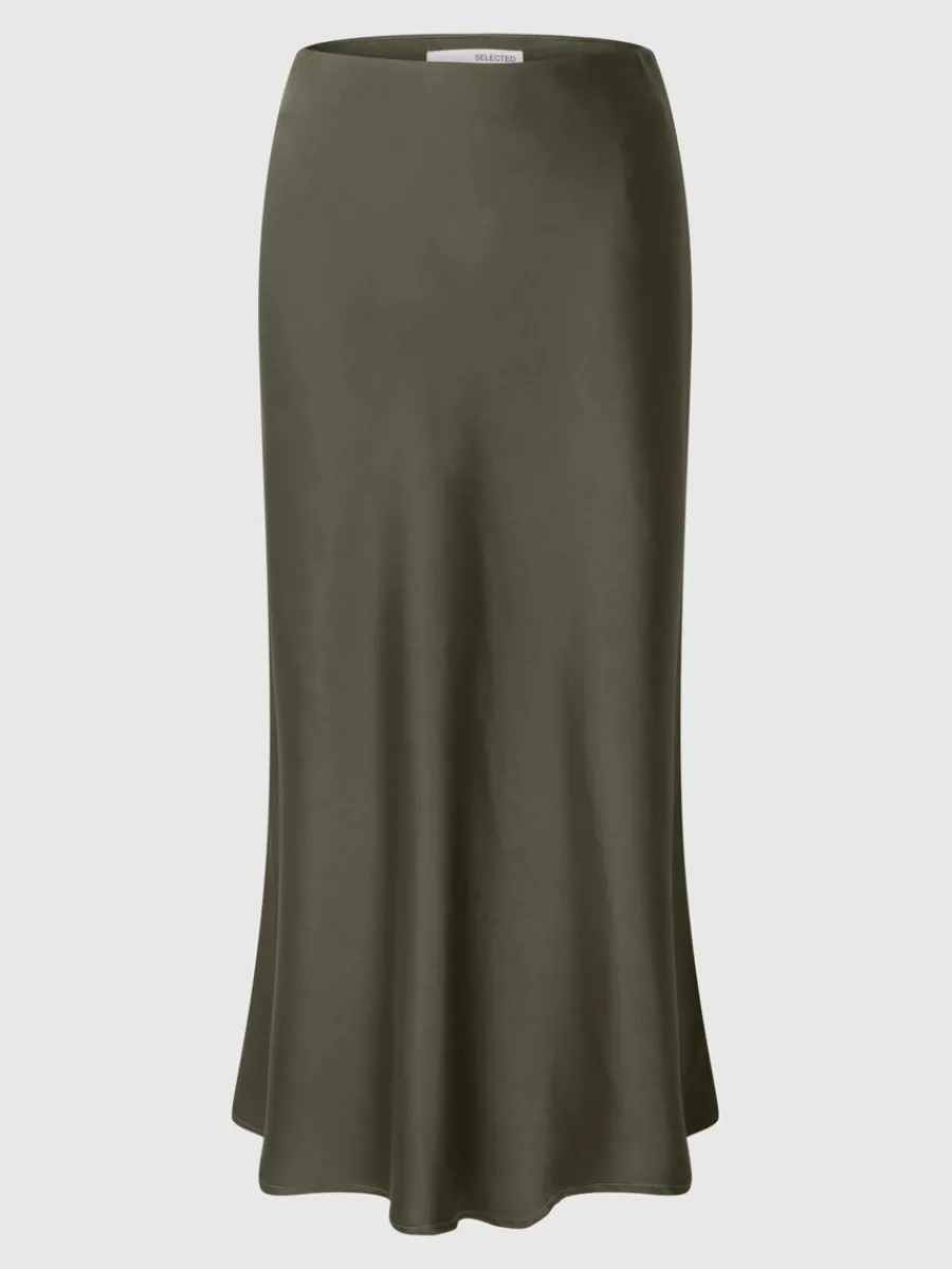 satin_midikjol_0-5.webp SELECTED SATIN MIDIKJOL Green New