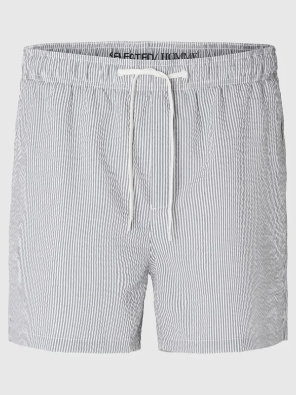 SELECTED SEERSUCKER BADSHORTS Blue Online