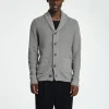 SELECTED SJALKRAGE STICKAD KOFTA Grey Clearance