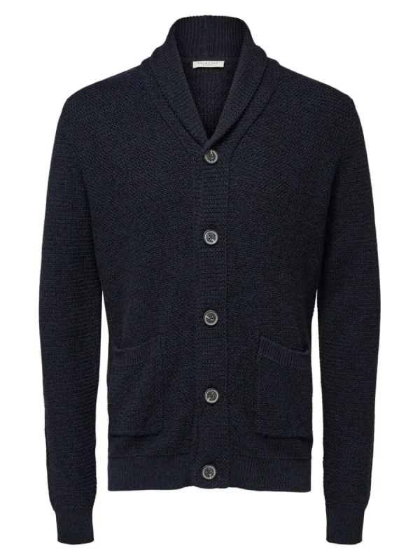 SELECTED SJALKRAGE STICKAD KOFTA Blue Flash Sale