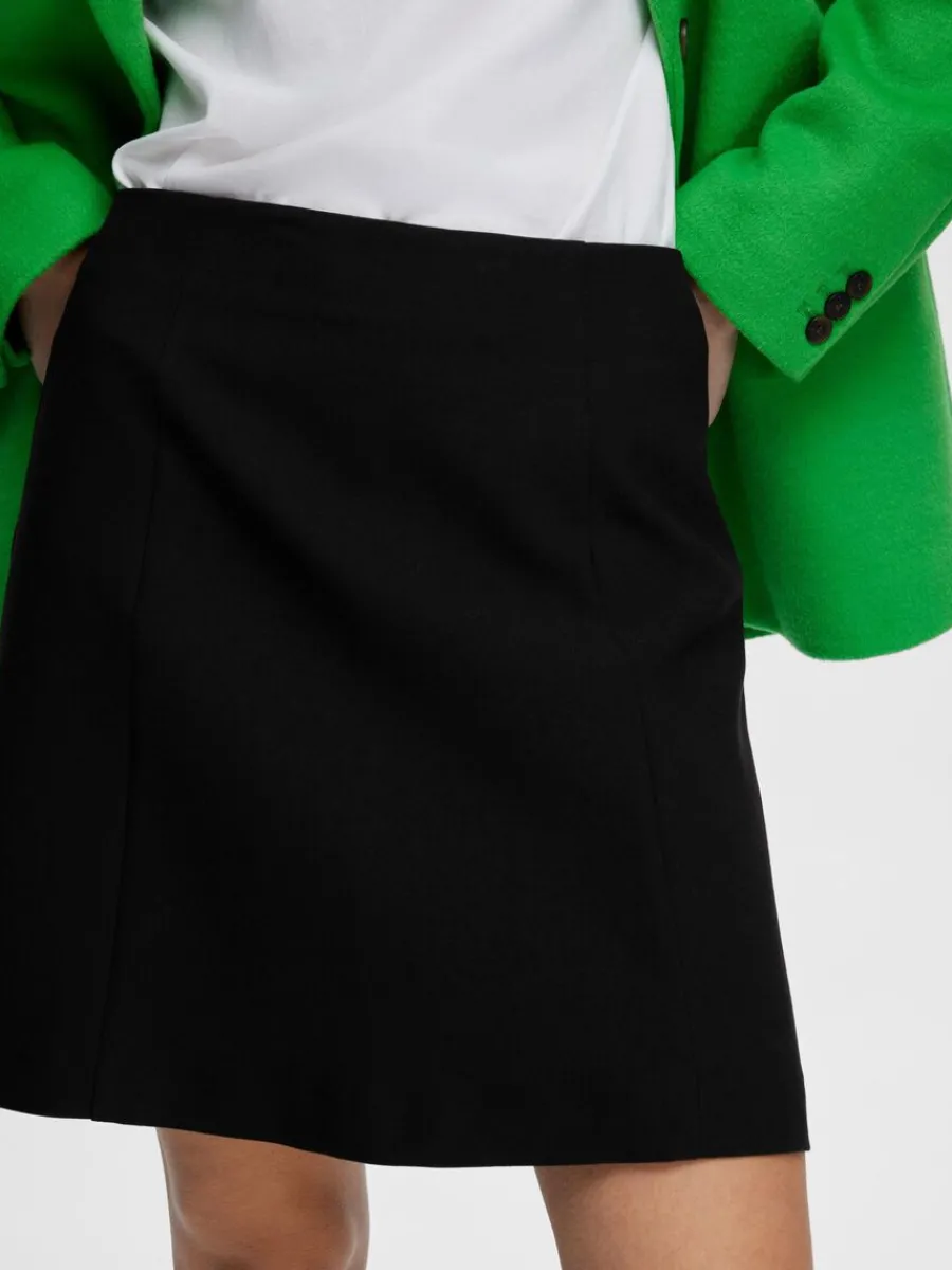 skrddarsydda__minikjol_6.webp SELECTED SKRÄDDARSYDDA - MINIKJOL Black Cheap