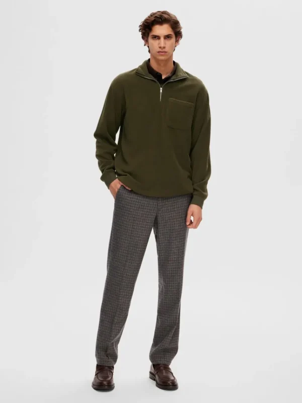 SELECTED SKRÄDDARSYDDA - RAKA BYXOR Grey Cheap