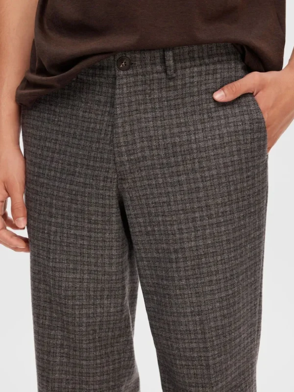 SELECTED SKRÄDDARSYDDA - RAKA BYXOR Grey Cheap