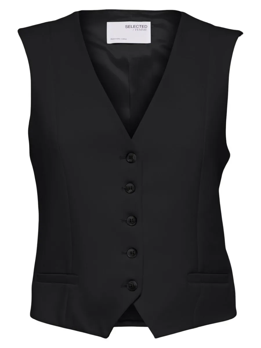 skrddarsydda__vst_5-4.webp SELECTED SKRÄDDARSYDDA - VÄST Black Cheap