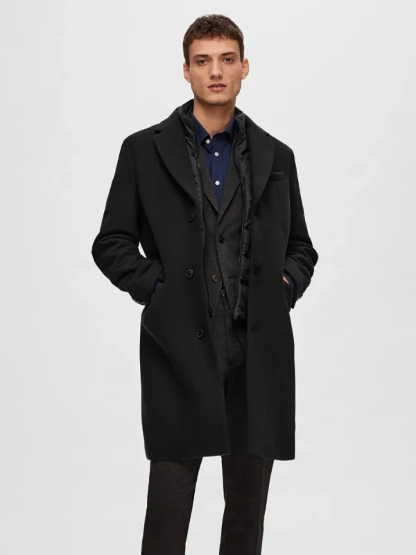 SELECTED SKRÄDDARSYDDA - YLLEKAPPA Black Store