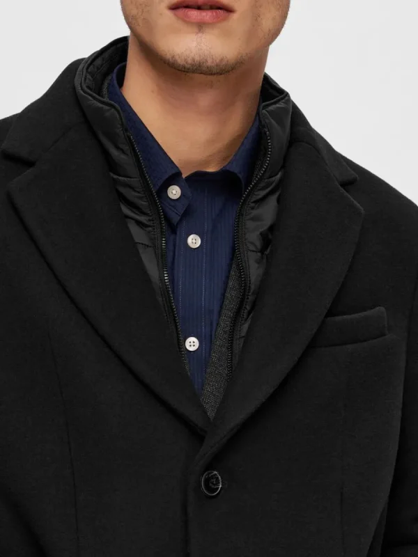 SELECTED SKRÄDDARSYDDA - YLLEKAPPA Black Store