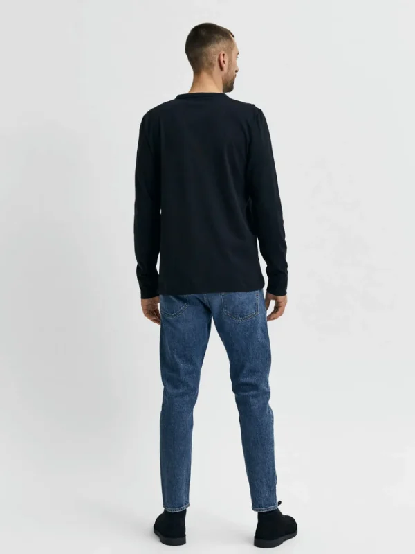 SELECTED 172 SLIM AVSMALNANDE JEANS Blue Hot
