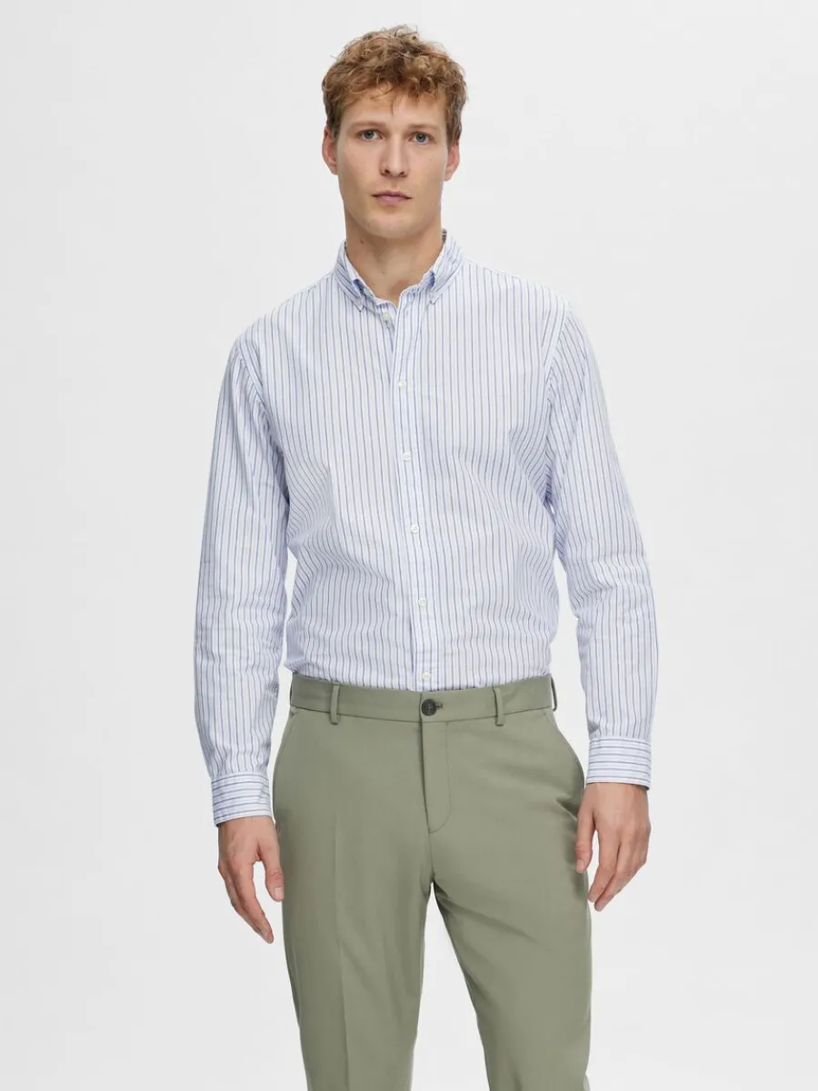 slim_fit_bomull_skjorta_0-4.webp SELECTED SLIM FIT BOMULL SKJORTA Blue Discount