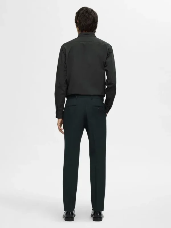 SELECTED SLIM FIT BOMULL SKJORTA Black Cheap