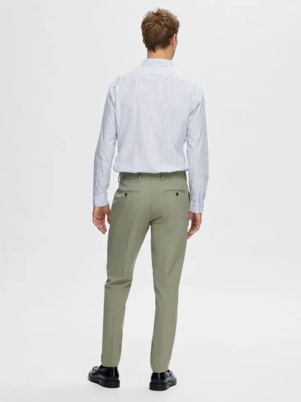 SELECTED SLIM FIT BOMULL SKJORTA Blue Discount