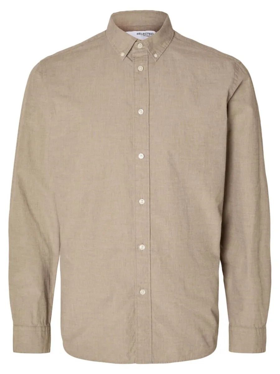 slim_fit_bomull_skjorta_4-3.webp SELECTED SLIM FIT BOMULL SKJORTA Brown Sale